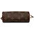 Louis Vuitton Brown Monogram Papillon Pochette Marrone - vista 3