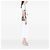 Dior White Mini Embroidered Canvas Houndstooth Lady D Lite Weiß - Ansicht 6