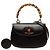 Gucci Black Calfskin Bamboo Night Nero - vista 7
