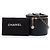 Vanity Necessaire Chanel in pelle di agnello matelassé nera con catena e ciondolo Nero - vista 7