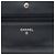 Wallet On Chain Chanel Portafoglio con catena CC in pelle vernice e caviar nera Nero - vista 5