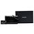 Wallet On Chain Chanel Portafoglio con catena CC in pelle vernice e caviar nera Nero - vista 7
