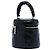 Chanel Mini Vanity Case aus schwarzem gestepptem Lammleder mit gerafftem Griff - Ansicht 2