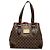 Louis Vuitton Brown Damier Ebene Hampstead MM Marrone