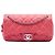 Chanel Pink Medium Quilted Caviar Easy Flap Rosa