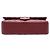 Chanel Red Medium Classic Chevron Calfskin Pleated Double Flap Marrone Rosso - vista 3