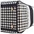 Dior Black Medium Embroidered Canvas Houndstooth Lady D Lite Schwarz - Ansicht 13