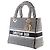 Dior Black Medium Embroidered Canvas Houndstooth Lady D Lite Schwarz - Ansicht 2