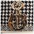 Dior Black Medium Embroidered Canvas Houndstooth Lady D Lite Schwarz - Ansicht 7