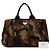 Prada Große Tote aus Canapa Camouflage Stampata Canvas Braun Khaki - Ansicht 7