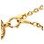 Collana con pendente matelassé Chanel Gold CC placcato oro D'oro - vista 4