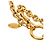 Collana con pendente matelassé Chanel Gold CC placcato oro D'oro - vista 5