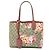 Tote Reversível Gucci Beige Small GG Supreme Blooms Bege