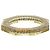 Bracciale ottagonale Chanel in resina bianca e placcato oro Bianco Crudo