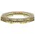 Bracciale ottagonale Chanel in resina bianca e placcato oro Bianco Crudo - vista 3
