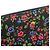 Givenchy Black Leather Floral Print Zip Around Wallet - view 10