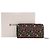 Givenchy Black Leather Floral Print Zip Around Wallet - view 15