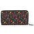 Givenchy Black Leather Floral Print Zip Around Wallet - view 4