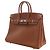 Hermès Brown Togo Birkin Retourne 25 Marrone - vista 3