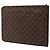 Louis Vuitton Brown Monogram Poche Documents Portfolio Marrone - vista 2