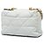 Chanel 19 Flap Large in pelle di agnello bianca Bianco - vista 2