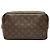 Louis Vuitton Brown Monogram Trousse Toilette 28 Marrone