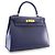 Hermès Blue Epsom Kelly II Sellier 28 Blu scuro - vista 3