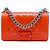 Chanel Orange Small Quilted Patent and Acrylic Boy Flap Arancione