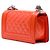 Chanel Orange Small Quilted Patent and Acrylic Boy Flap Arancione - vista 2
