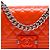 Chanel Orange Small Quilted Patent and Acrylic Boy Flap Arancione - vista 6