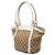 Borsa a mano Gucci Abbey D Ring in tela GG beige - vista 2