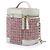 Vanity Beauty Case Chanel in Tweed Rosso e Pelle di Agnello CC - vista 2