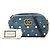 Borsa a tracolla Gucci Blue Small GG Marmont in denim con perle - vista 7
