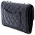 Chanel Black Small Quilted Lambskin Citizen Zip Flap Nero - vista 2