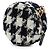 Chanel Clutch Rotonda 19 in Tweed Bianco con Catena e Portamonete Crudo - vista 2