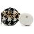 Chanel Clutch Rotonda 19 in Tweed Bianco con Catena e Portamonete Crudo - vista 7