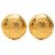 Orecchini a clip Chanel Gold placcati oro con logo inciso D'oro - vista 2