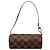 Louis Vuitton Brown Damier Ebene Papillon Pochette Marrone
