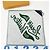 Serviette de sport Louis Vuitton verte - vue 2