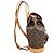 Zaino Louis Vuitton Montsouris PM Monogramma - vista 3