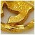 Spilla Chanel in metallo dorato con strass D'oro - vista 5