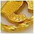 Spilla Chanel in metallo dorato con strass D'oro - vista 6