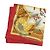 Foulard di seta Hermès Carré 90 Marrone Rosso - vista 2