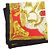 Hermès Foulard Hermes Carre 90 Armor Nero - vista 2