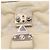 Borsa a tracolla Louis Vuitton Monogram Chain Bianco sporco - vista 16