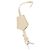 Borsa a tracolla Louis Vuitton Monogram Chain Bianco sporco - vista 9