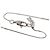 Collar Gucci Infinity en oro blanco de 18K - vista 3