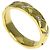 Anello Chanel Matelassé Half Eternity in diamanti, oro giallo 18K