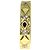 Anello Chanel Matelassé Half Eternity in diamanti, oro giallo 18K - vista 7