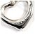 Tiffany & Co Orecchini a lobo Tiffany Open Heart Elsa Peretti Argento - vista 5